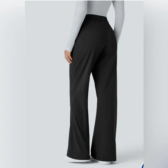 HALARA Wide Leg Pants in Black - Picture 2 of 15